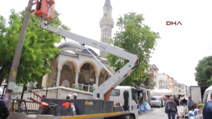 Tekirdağ Asılan Flama Trafoya Kısa Devre Yaptırdı