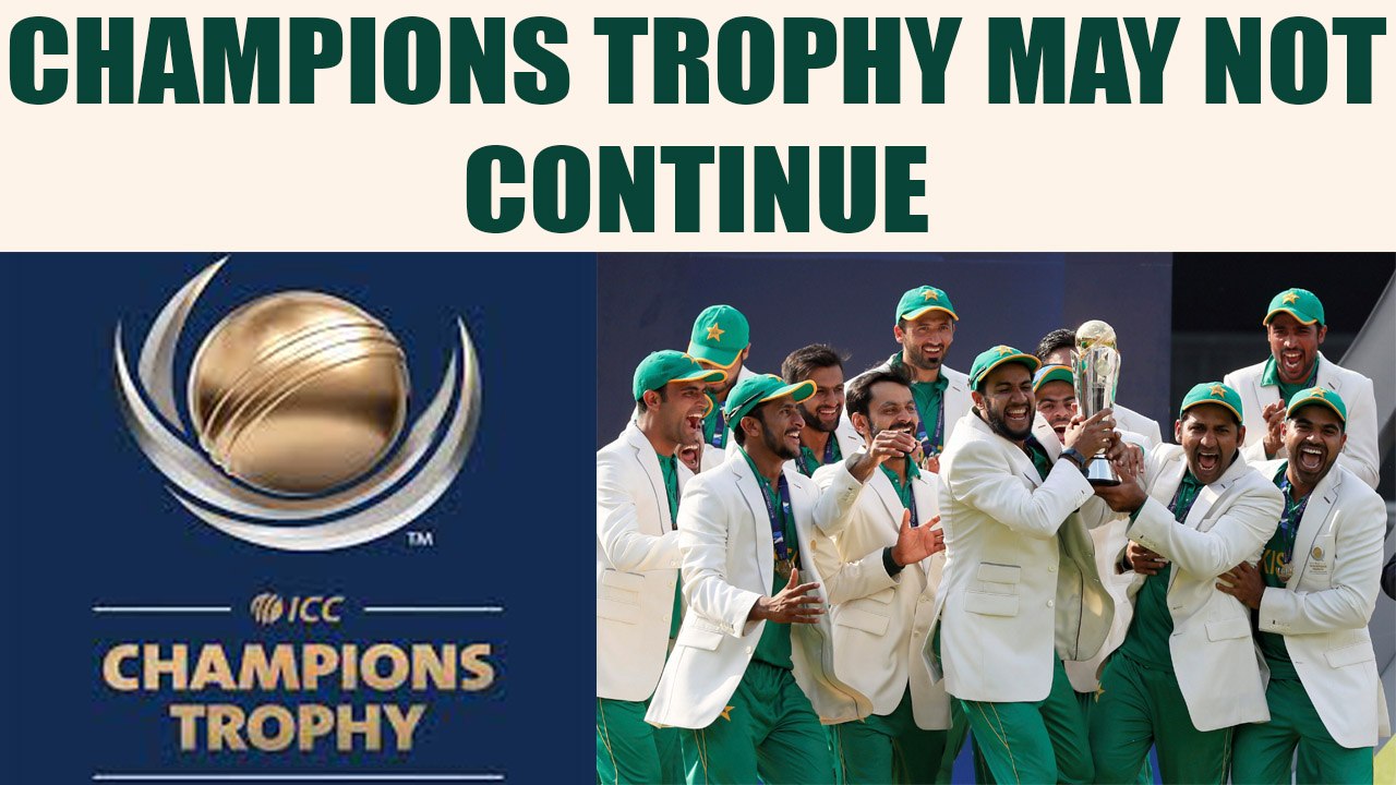 Champions trophy might be dismissed by ICC | Oneindia News