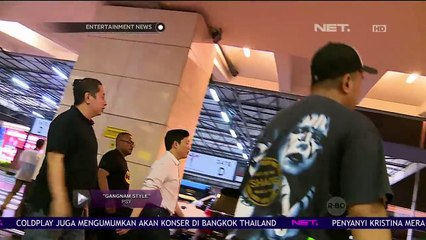 Kedatangan Psy di Bandara Soekarno Hatta