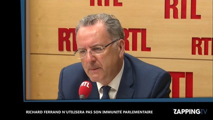 Richard Ferrand n'utilisera pas son immunité parlementaire (vidéo)