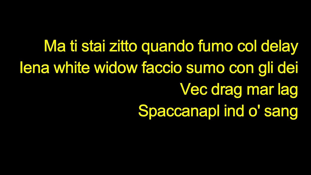 Clementino - Joint (Lyric)