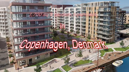 1,700 sq ft Modern Apartment in Copenhagen, Denmark