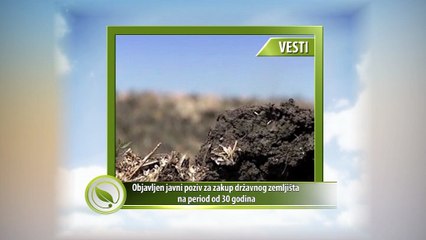 VESTI - Objavljen javni poziv za zakup državnog zemljišta na period od 30 godina