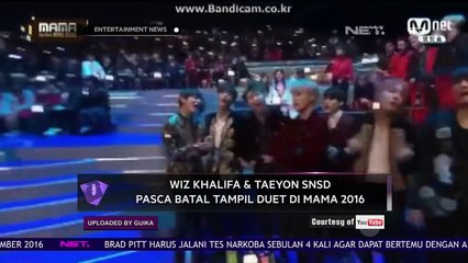Wiz Khalifa dan Taeyon SNSD Pasca Batal Tampil Duet di Mama 2016