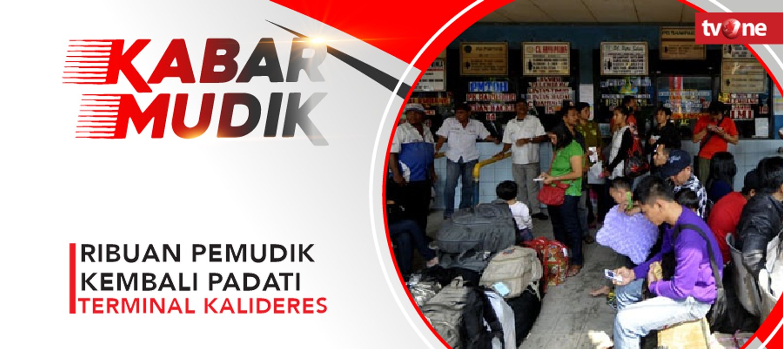 Ribuan Pemudik Kembali Padati Terminal Kalideres