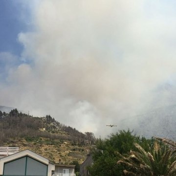 Planes Fight Significant Forest Fire in Croatia