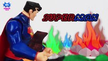 SUPERHEROES vs SHARK ATTACK _ Superheroes Finger Family Rhymes _ Le