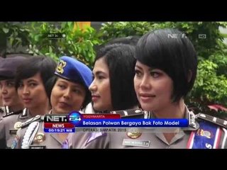 Polwan Bergaya Bak Foto Model di Yogyakarta - NET24