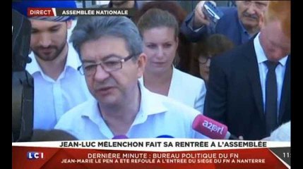 Emmanuel Macron : Jean-Luc Mélenchon part en lutte contre la réforme du code du travail (vidéo)