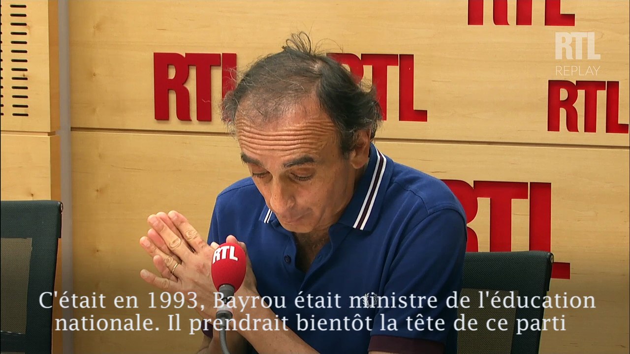 "François Bayrou est le carbone 14 d'Emmanuel Macron", décrypte Éric Zemmour