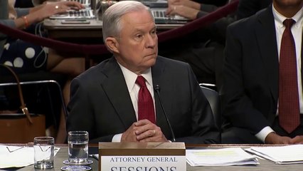 Jeff Sessions HEATED EXCHANGE with Kamala Harris During the Trump Russia Senate Intel Hea