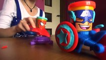 Play-Doh - Pojazdy Superbohaterów _ Can-Heads Vehicles - Marvel - Kreatywne Zabawki