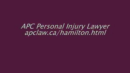 Personal Injury Law Firm Hamilton - APC Personal Injury Lawyer (800) 931-7036