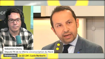 Sébastien Chenu (député FN) dénonce "les donneurs de leçons" d'En marche et du MoDem