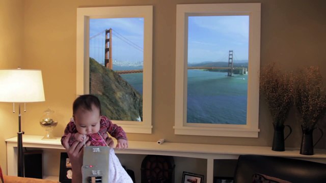 Ces fausses fenêtres s'adaptent à votre regard !