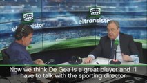 De Gea still on Real Madrid radar - president Perez