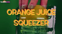 How to make an Orange Juice Squeezer from Plastic Bottle - Amazing DIY Projects - HooplaKidz H