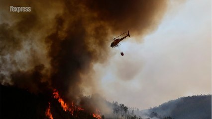 Les paysages calcinés du Portugal filmés par un drone