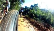 4k, 2,7k, ultra hd, full hd, hd, trilhas de mountain bike, Mtb, trilhas de estradas de terra, Taubaté, SP, Brasil, junho, 2017, pedal em família, vamos pedalar