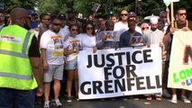 Silent march through London for Grenfell Tower fire victims
