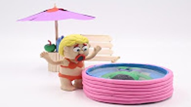 Hulk Bad Baby vs Elsa give the chills ❤ Superhero In Real Life Stop Motion Animation movies