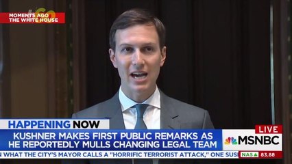 Jared Kushner Finally Speaks and Twitter Was All Over it!