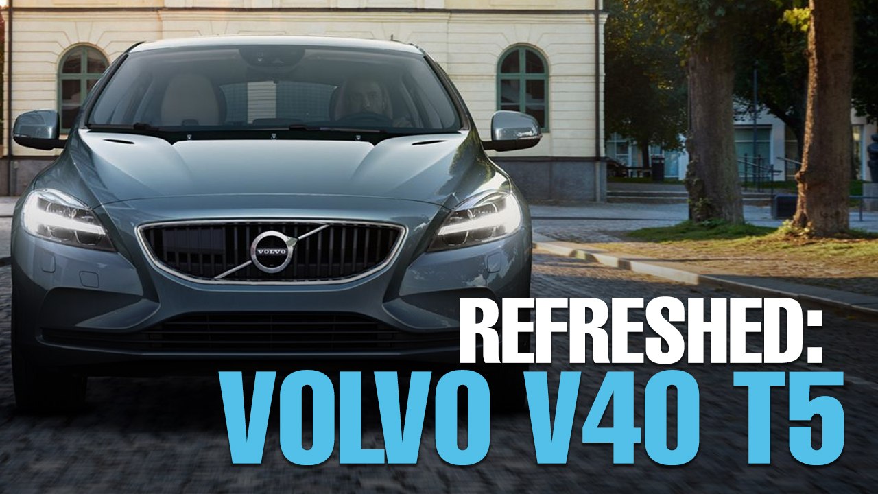 NEWS: Volvo V40 T5 facelift launched
