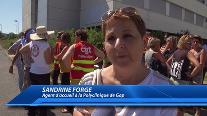 Hautes-Alpes : 80% du personnel de la Polyclinique de Gap en grève !