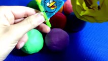 9 Playdoh Surprise EGGS Angry Birds Toys , Cars Toys