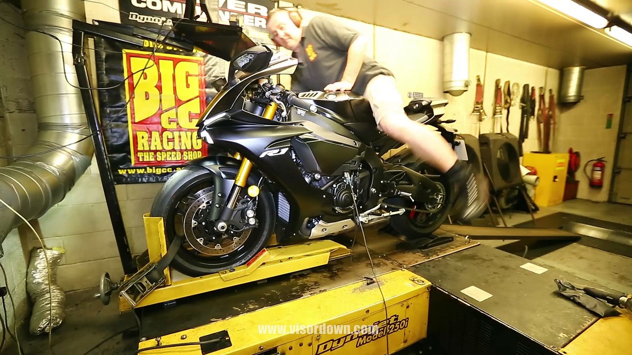 Yamaha YZF-R1 dyno test