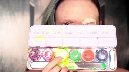 Alérgicas son ojo colgando látex látex maquillaje neón debe entonces para washington se zombi Fx tutorial