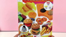 Burger Set Türkçe Unboxing - Hamburger, Patates Kızartması ve Sosis Yapımı Seti!