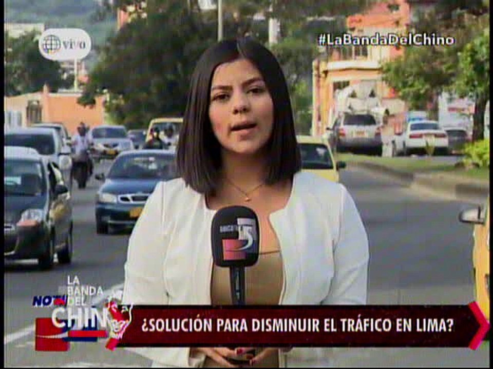 Nota de Manuela Camacho - ¿Solucion para disminuir el trafico en Lima