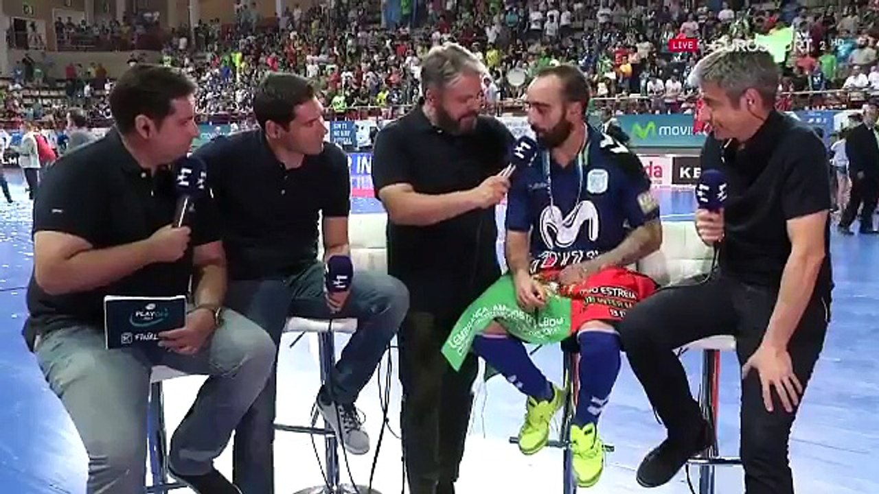 Ricardinho recordou vítimas de Pedrógão Grande após título espanhol