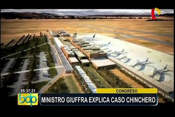 Ministro del MTC explica caso Chinchero en el Congreso