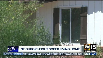 Neighbors taking action against Scottsdale sober living home