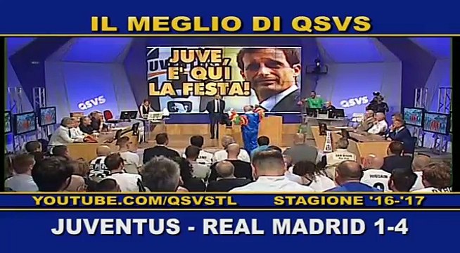 QSVS I GOL DI JUVENTUS REAL MADRID 1 4 TELELOMBARDIA / TOP CALCIO 24