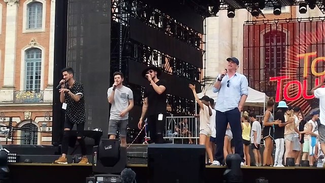 Répétition avant le grand show de France 2 pour la Fête de la Musique place du Capitole