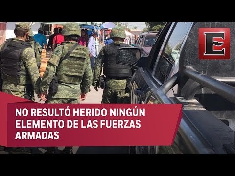 Marina abate a tres presuntos sicarios en Eldorado, Culiacán