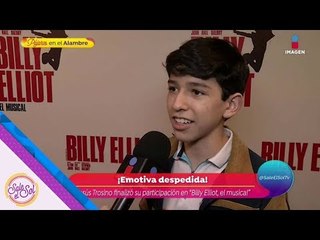 Por cambio de voz, Jesús Trosino deja Billy Elliot | Sale el Sol