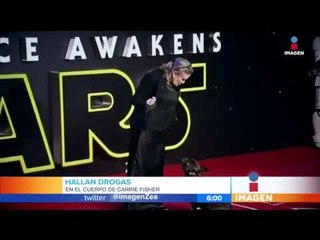 Comprobado: las drogas mataron a Carrie Fisher | Imagen Noticias con Francisco Zea