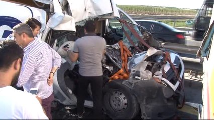 Tem'de Zincirleme Kaza: 1 Yaralı