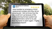 HVAC Contractor – Aries Heating & Air Conditioning - Aurora Marvelous 5 Star Review