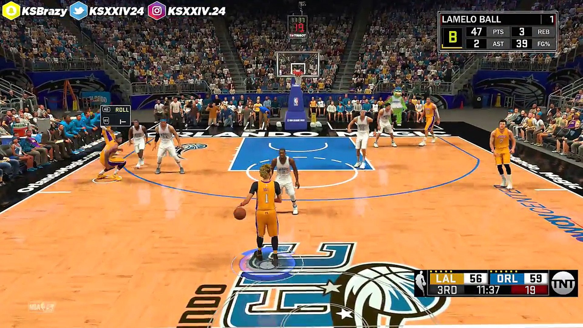 Nba 2k17 Mycareer Lamelo Ball 4 92 Points Video Dailymotion