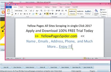 How to Scrape Email addresses from Yellow pages 2017