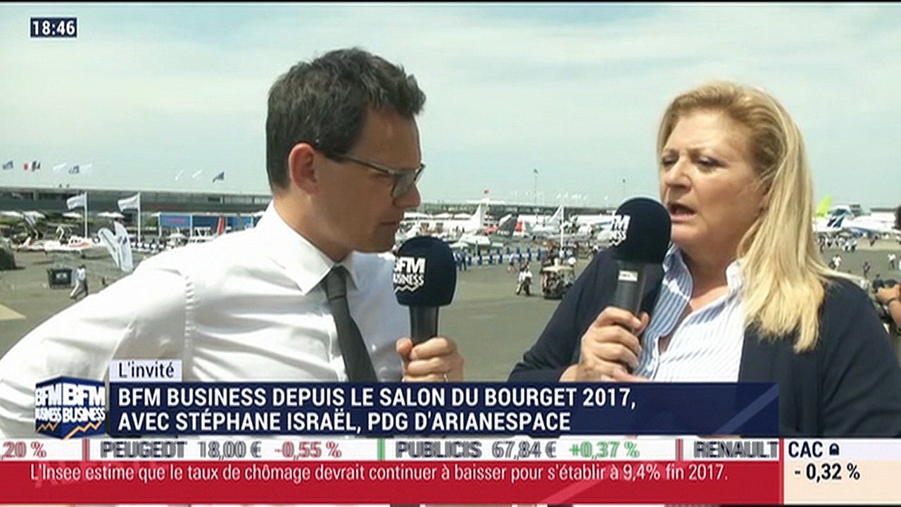 "Le Salon du Bourget est avant tout un moment institutionnel pour Arianespace", Stéphane Israël - 20/06