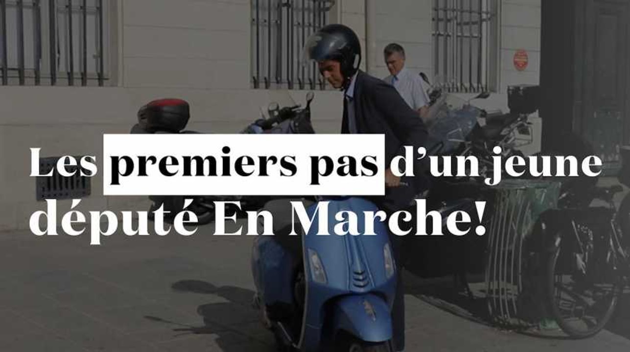 Les premiers pas du jeune député d'En Marche ! Gabriel Attal