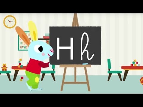 Les lettres de l'alphabet - Apprendre à écrire le H avec Pinpin et Lili