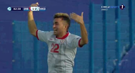 1-2  Nikola Gjorgjev Goal HD - Serbia U21 1 - 2	 Macedonia U21 20.07.2017 HD