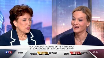 Selon Roseline Bachelot, une "explosion" entre Emmanuel Macron et François Bayrou est "inévitable".